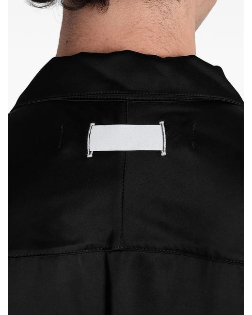 B1ARCHIVE Black Chemise Seamless Camp for men