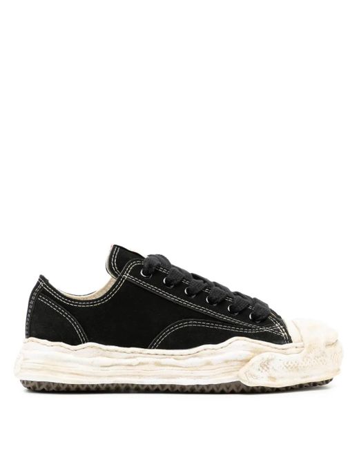 Maison Mihara Yasuhiro Black Hank Low-Top Sneakers