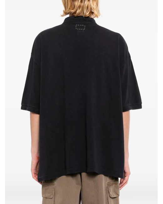 Visvim Black Polo Mondo Weller for men