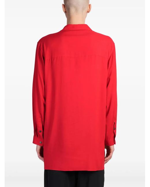 Camisa con botones Y's Yohji Yamamoto de hombre de color Red