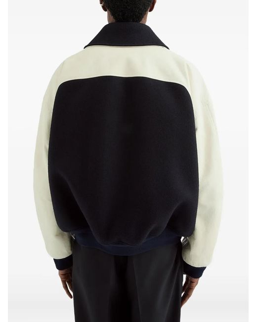 Jil Sander Black Two-Tone Jacket for men