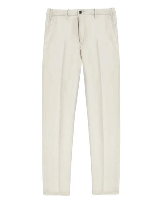 Slowear White Drawstring Elasticated Trousers for men
