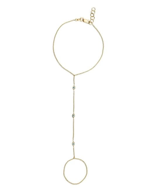 Sydney Evan White 14Kt Evil Eye Princess Bracelet