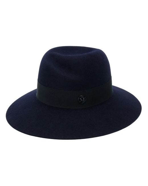 Maison Michel Virginie ワイドブリム ハット Blue