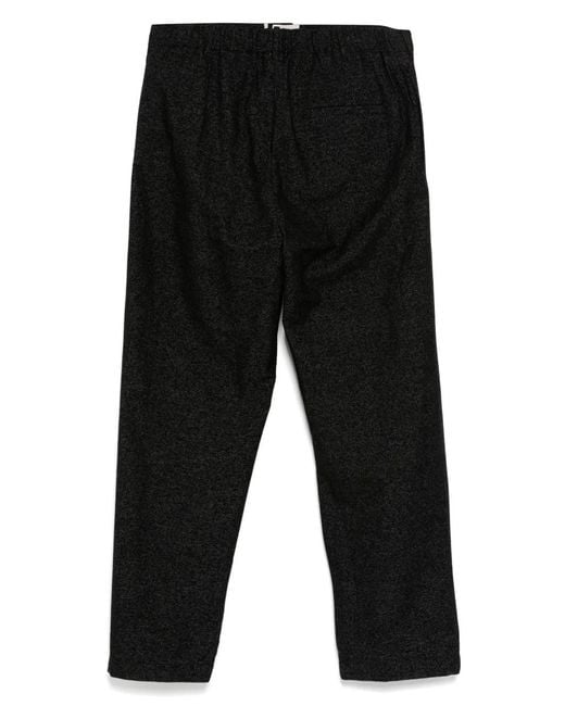 Forme D'expression Black Mélange Pants for men
