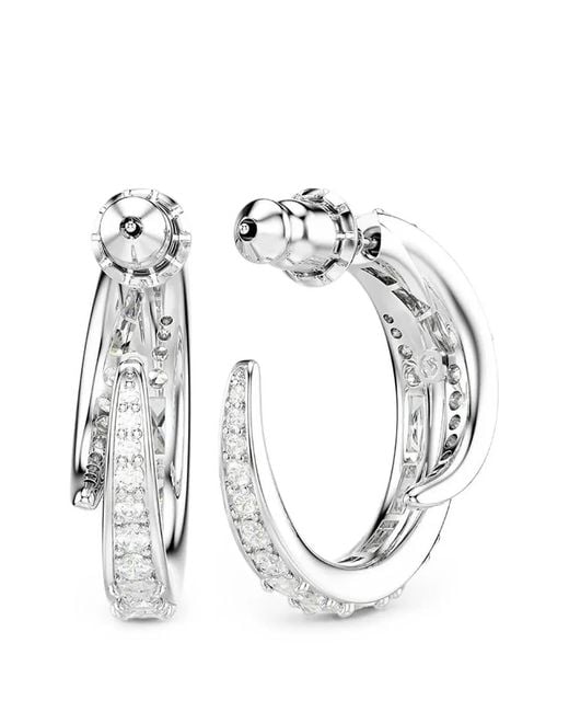 Swarovski Metallic Vienna Hoop Earrings