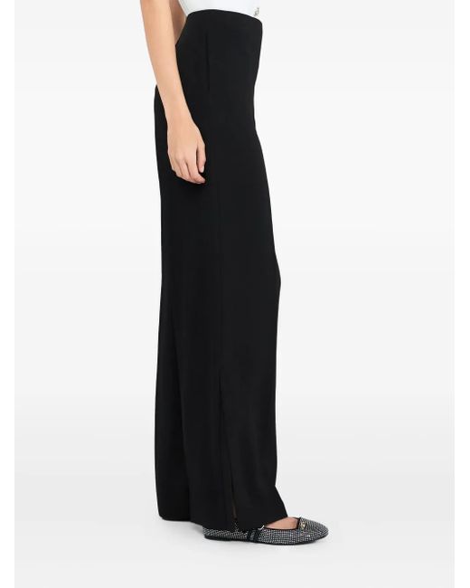 Liu Jo Envers Satin Trousers Black