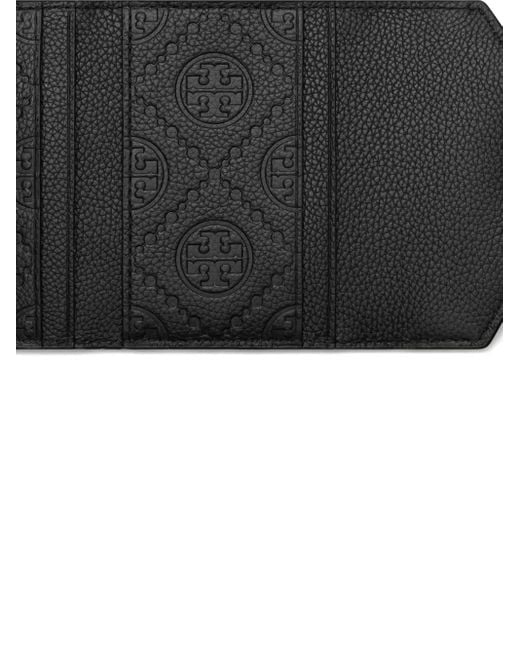 Cartera texturizada Tory Burch de color Black