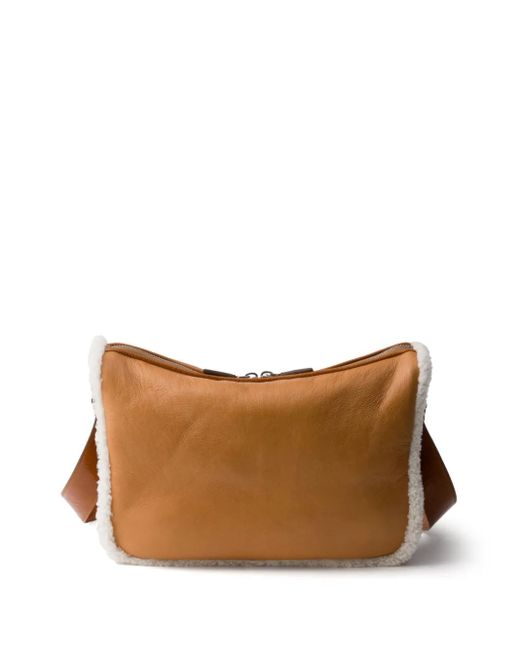 Borsa A Spalla di Prada in Brown da Uomo