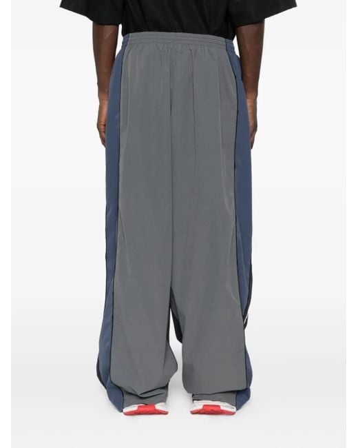 Balenciaga Black Side-Stripe Trousers for men