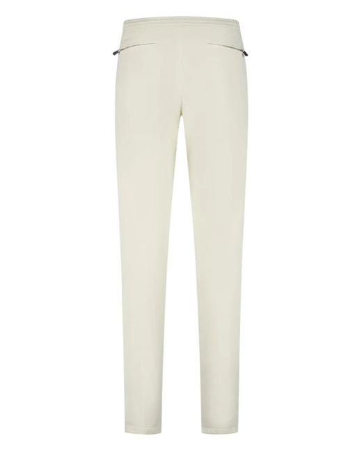 Marco Pescarolo Natural Drawstring-Waist Track Pants for men