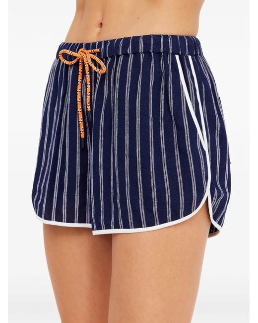 The Upside Blue Belize Marlin Shorts