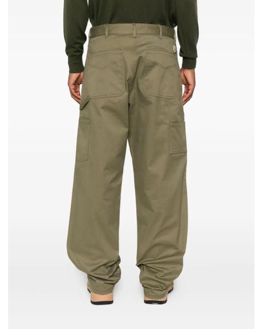 メンズ Moncler パネルパンツ Green