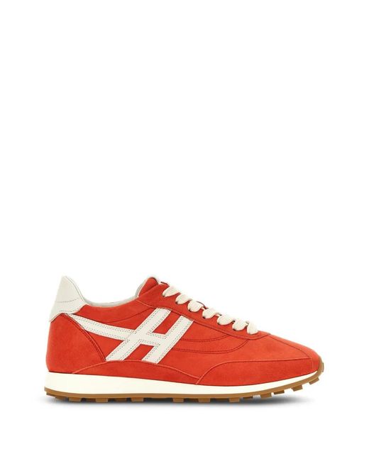 Hogan Red Sneakers Athletic