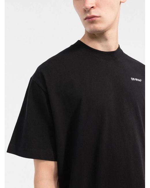 Off-White c/o Virgil Abloh Black Arrows Logo-Print T-Shirt for men