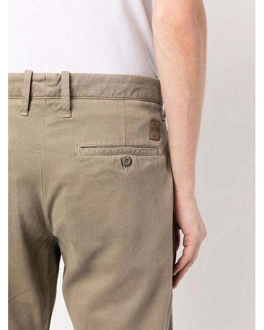 Jacob Cohen Natural Straight-Leg Twill Trousers for men