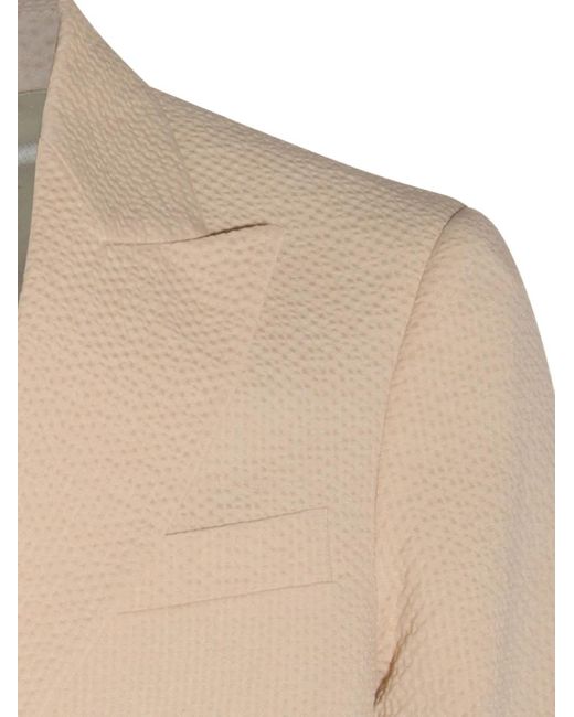 Altea Natural Textured Double-Breasted Blazer for men