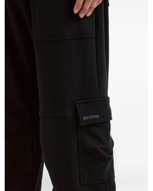 we11done Cargohose Mit Logo-Patch in White für Herren
