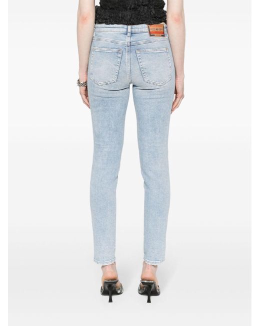 DIESEL Blue 2015 Babhila Mid-rise Jeans