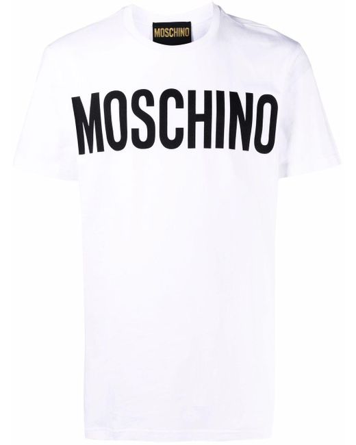 Moschino Black Cotton T-shirt for men