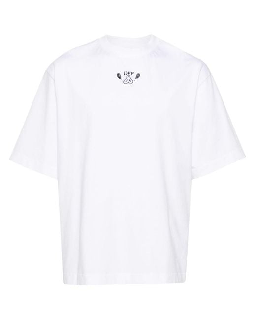 Off-White c/o Virgil Abloh White Bandana Arrow Cotton T-shirt for men