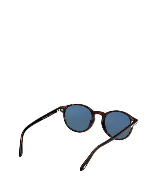 Tom Ford Blue Prescott Round-Frame Sunglasses for men