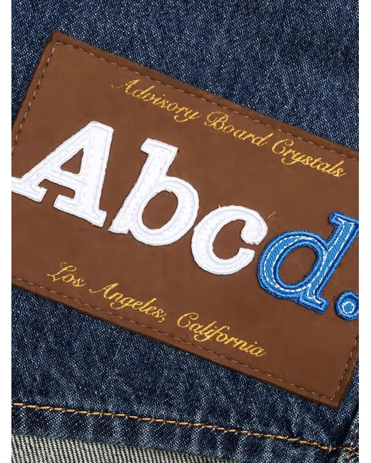 Advisory Board Crystals Denim Overhemd Met Geborduurde Zak in het Blue voor heren