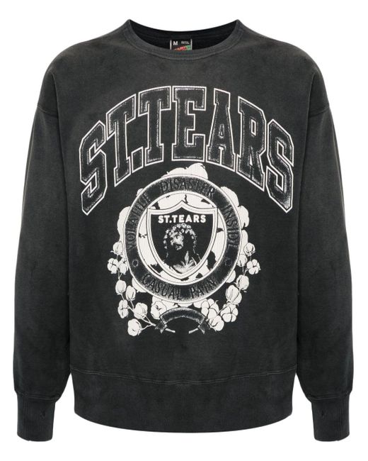 SAINT Mxxxxxx Sweater Met Logoprint in het Gray voor heren