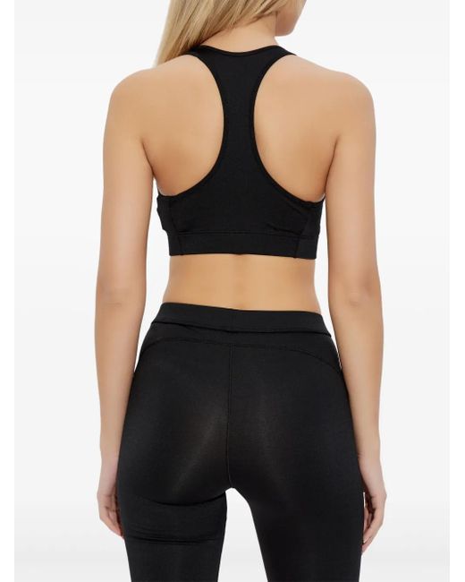 Vetements Black Logo-Print Top