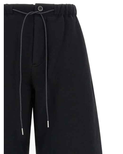Sacai Blue Trompe L'Oeil Layered-Design Trousers