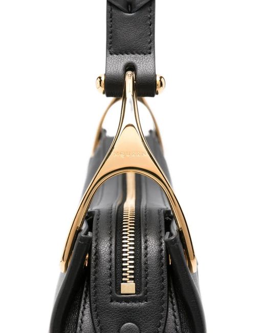 McQueen Black Sac Porté Épaule Wishbone