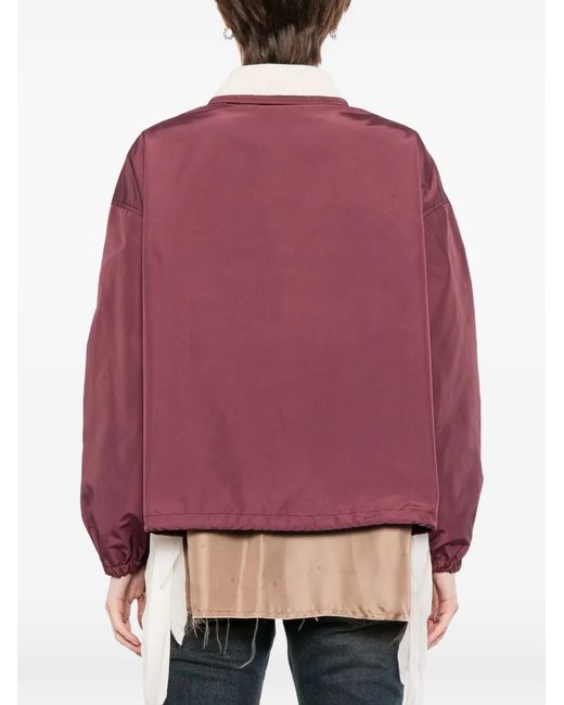 Undercover Layered Drawstring-Hem Jacket