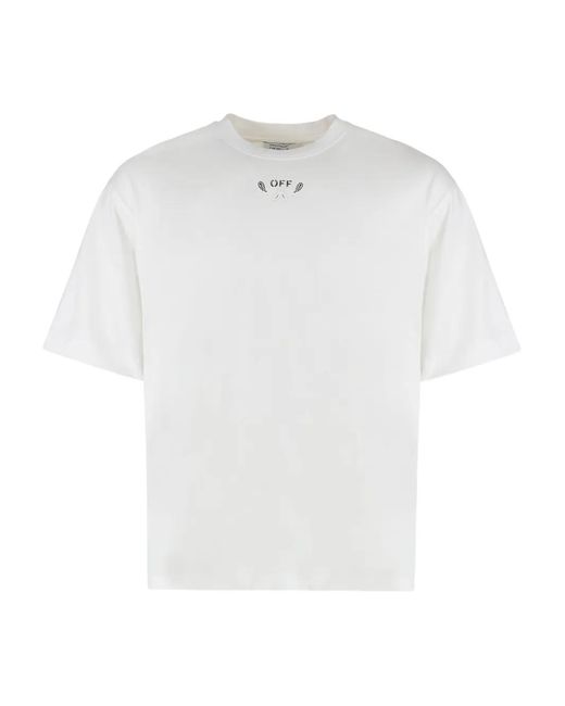 Off-White c/o Virgil Abloh White Paisley-Print T-Shirt for men