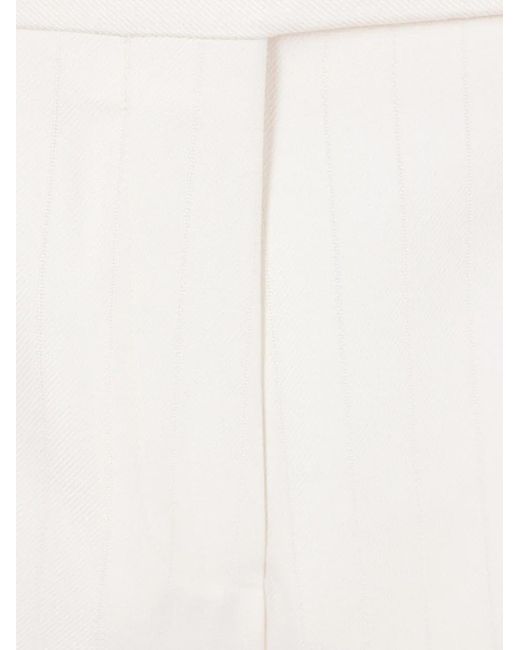 Tom Ford White Buttoned Trousers