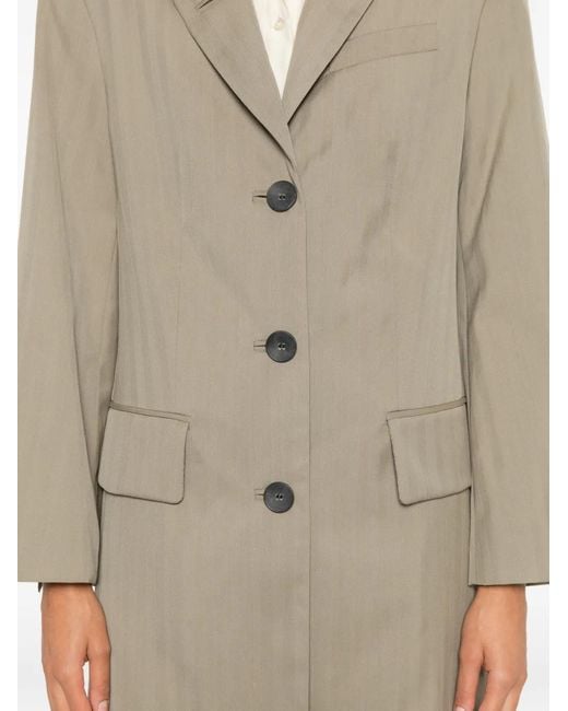 By Malene Birger Natural Blazer Roset À Boutonnière