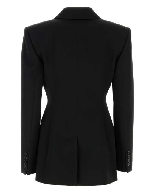 Givenchy Black Double-Breasted Tuxedo Blazer