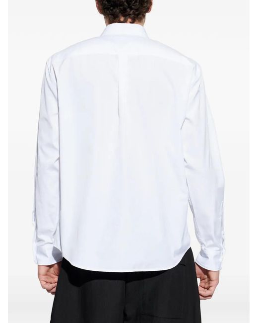 DSquared² White Buttoned Flap-Pocket Shirt for men