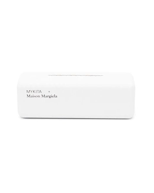 Mykita Blue Round-Frame Sunglasses
