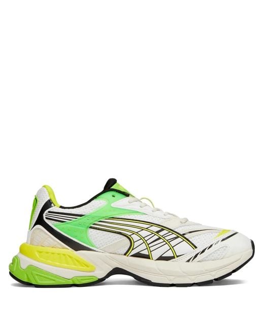 PUMA Green Velophasis Panelled Sneakers for men