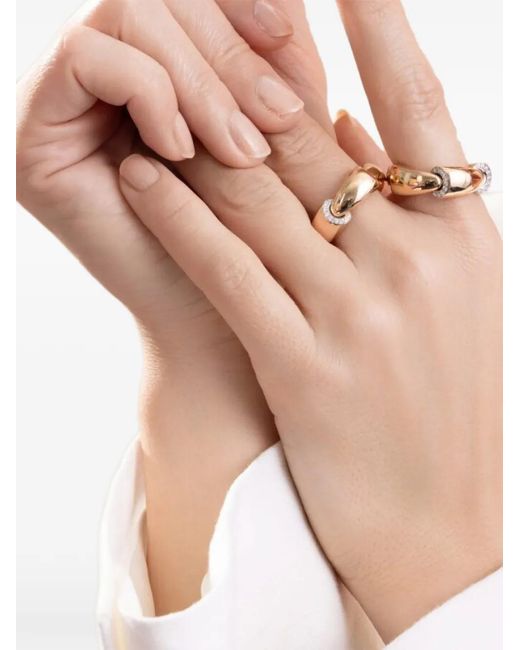 Vhernier Pink Calla Ring Mit Diamanten