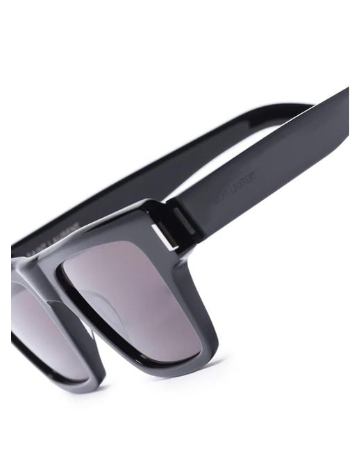 Saint Laurent Black Sl 469 Square-Frame Sunglasses for men