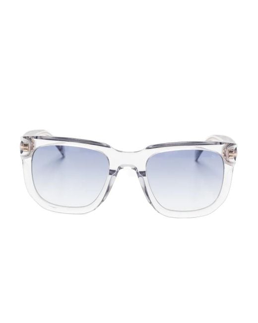 David Beckham Blue Db 7118/S Square-Frame Sunglasses