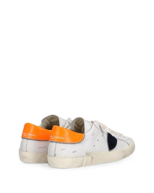 Philippe Model Prsx Sneakers Mit Logo-Patch in White für Herren