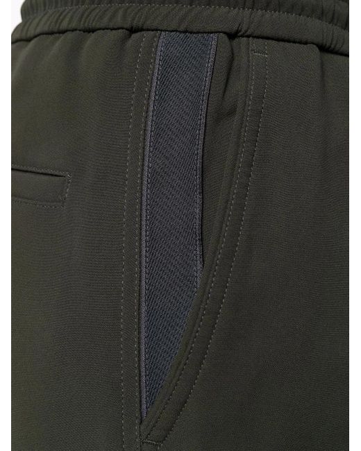 McQueen Black Drawstring Track Pants for men