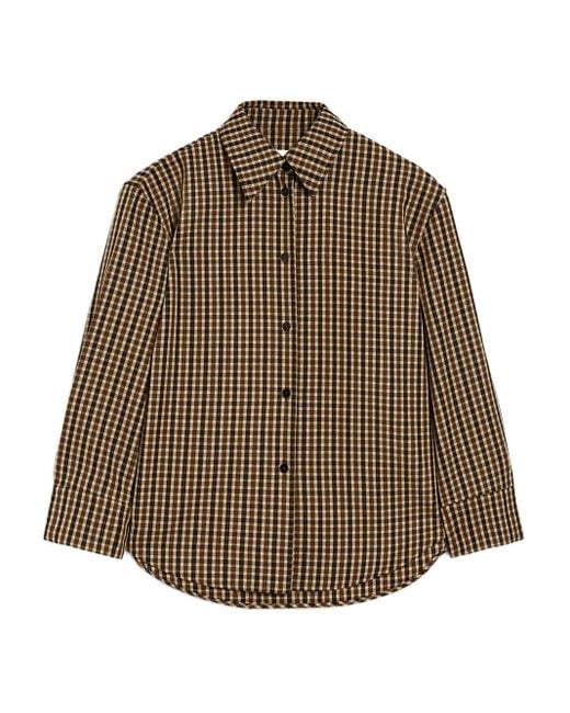 Jil Sander Wollen Blouse in het Brown