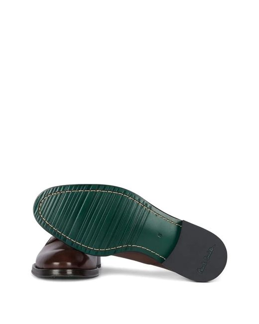 Paul Smith Brown Lace-Up Leather Derby Shoes for men