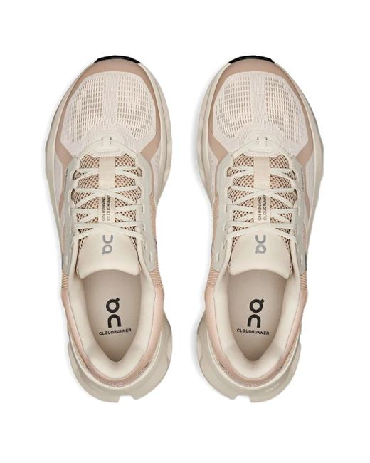 On Shoes White Logo-Detail Sneakers for men