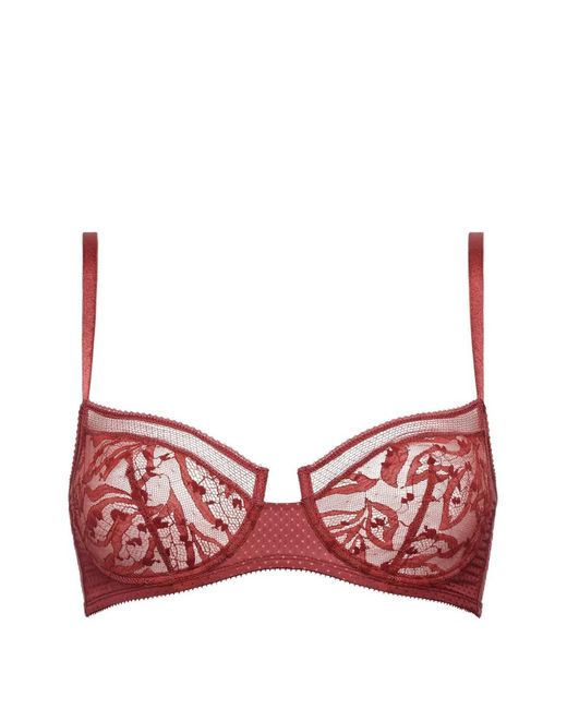 Eres Pampille Lace-Embroidered Bra