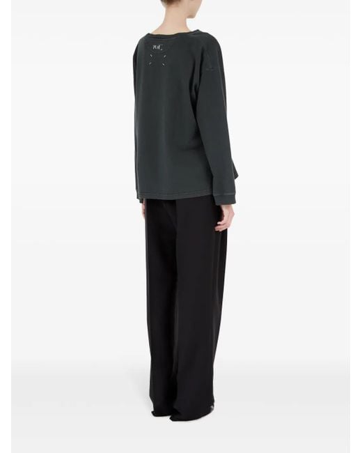 Maison Margiela ロゴ スウェットシャツ Black