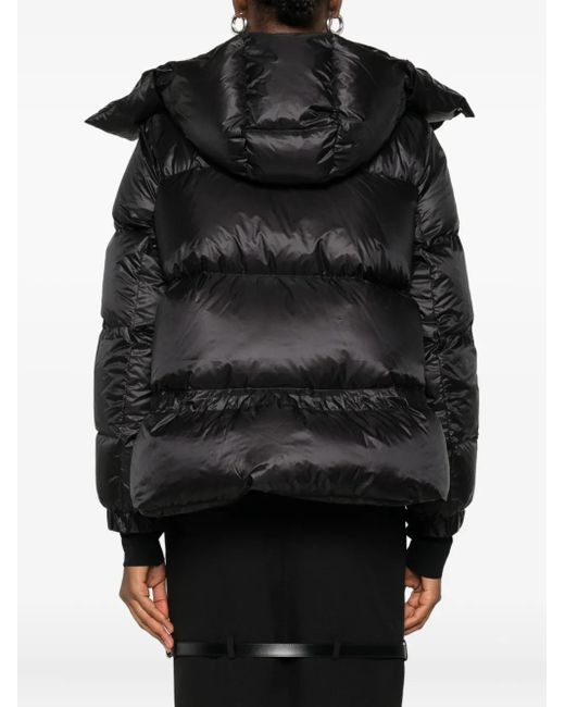 Veste Matelassée À Capuche Sacai en coloris Black